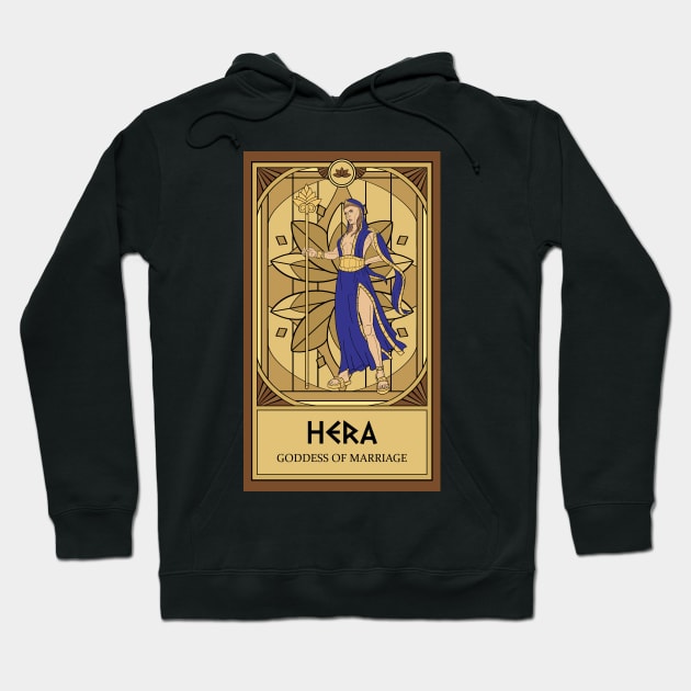 Hera Tarot Card Hoodie by katieclouds